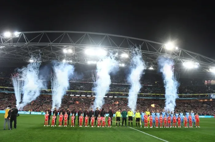 Framed Print : Arsenal vs. Sydney FC: Pre-Season Clash at ANZ Stadium (2017) Framed Print : Arsenal vs. Sydney FC: Pre-Season Clash at ANZ Stadium (2017)