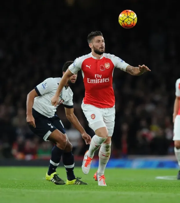 Framed Print : Arsenal vs. Tottenham: Olivier Giroud's Action-Packed Performance at the Emirates Stadium (Premier League 2015-16) Framed Print : Arsenal vs. Tottenham: Olivier Giroud's Action-Packed Performance at the Emirates Stadium (Premier League 2015-16)
