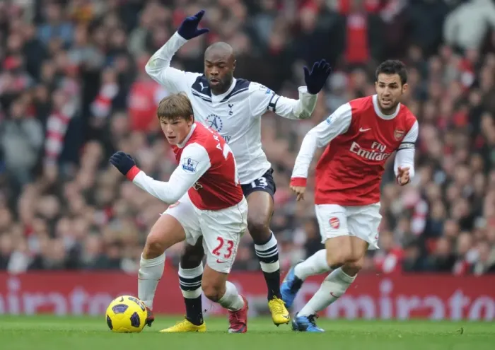 Framed Print : Arsenal vs. Tottenham: Andrey Arshavin and William Gallas Clash in Intense Premier League Rivalry (2010-11) Framed Print : Arsenal vs. Tottenham: Andrey Arshavin and William Gallas Clash in Intense Premier League Rivalry (2010-11)