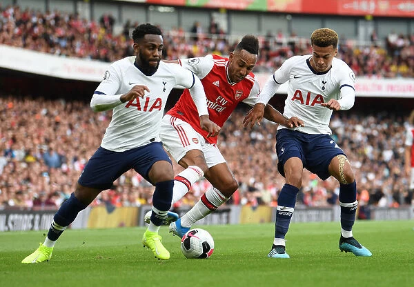 Arsenal vs. Tottenham: Aubameyang Clashes with Rose and Alli in Intense Premier League Showdown