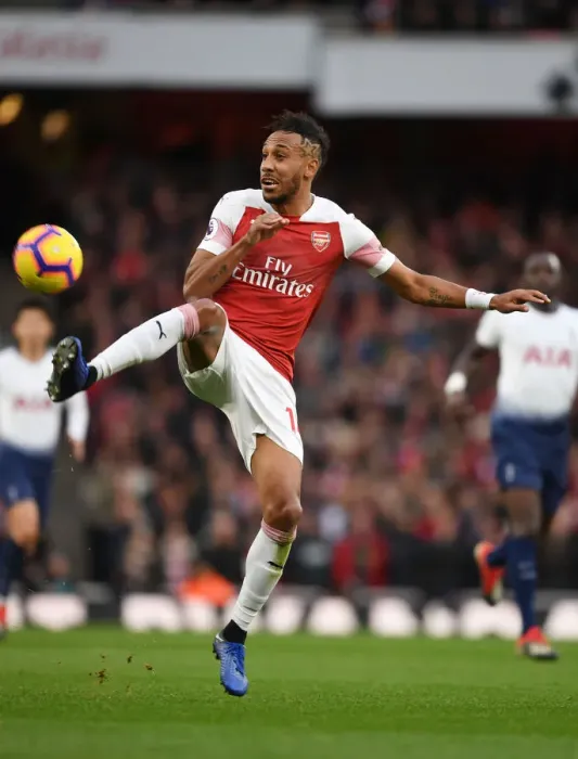 Framed Print : Arsenal vs. Tottenham: Aubameyang's Showdown in the Premier League Framed Print : Arsenal vs. Tottenham: Aubameyang's Showdown in the Premier League