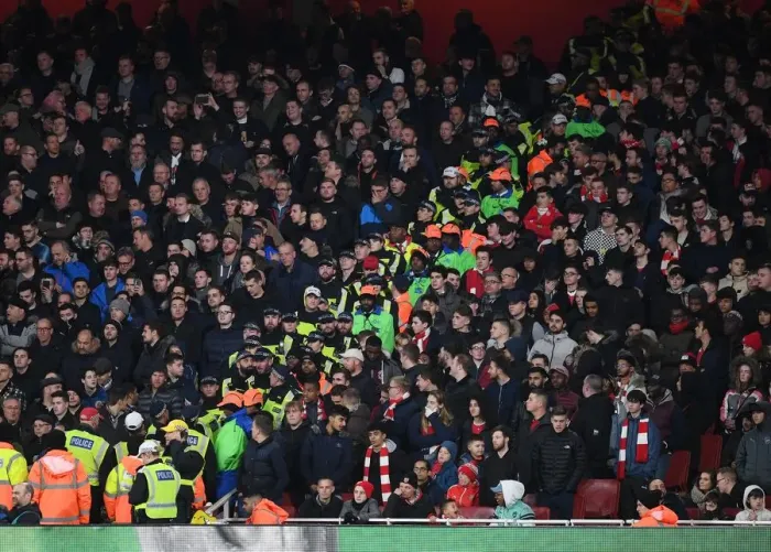 Framed Print : Arsenal vs. Tottenham: Carabao Cup Quarterfinal - Segregated Rivalry
