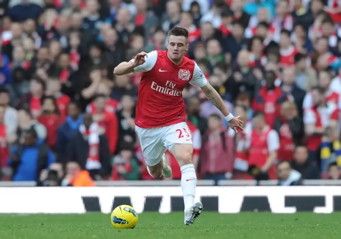Framed Print : Arsenal vs. Tottenham: Carl Jenkinson in Action at the Emirates Stadium