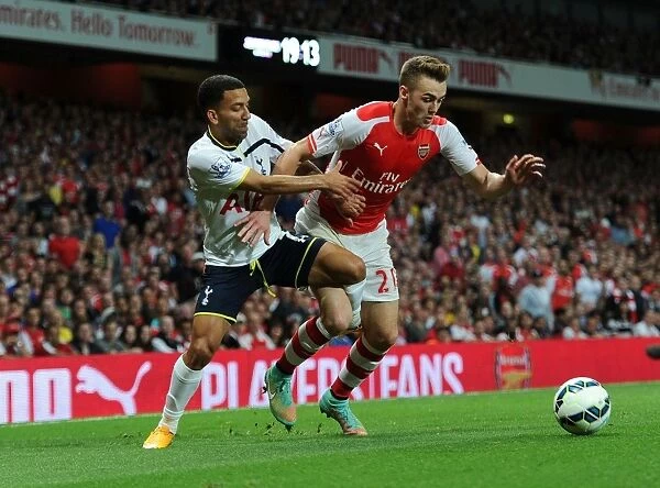 Arsenal vs. Tottenham: Chambers Fouls Lennon in Intense Premier League Clash