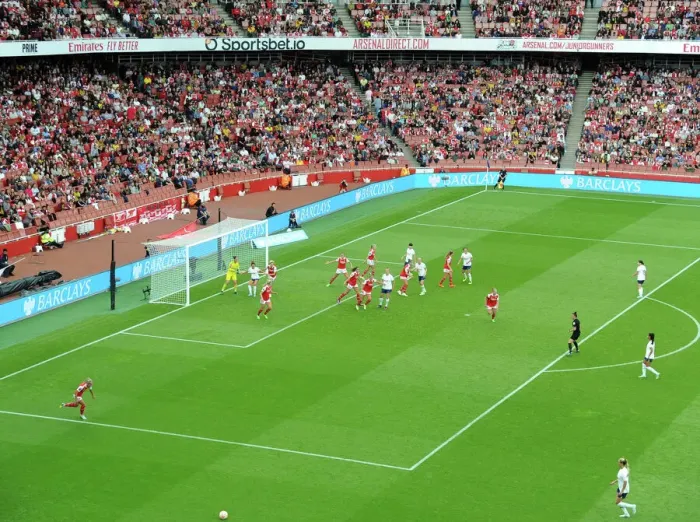 Framed Print : Arsenal vs. Tottenham: A Defensive Battle in FA Womens Super League