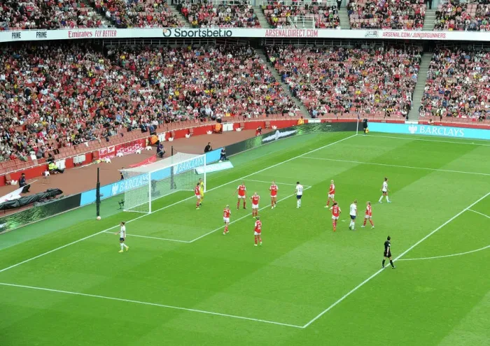 Framed Print : Arsenal vs. Tottenham: A Defensive Showdown in the FA Womens Super League Framed Print : Arsenal vs. Tottenham: A Defensive Showdown in the FA Womens Super League