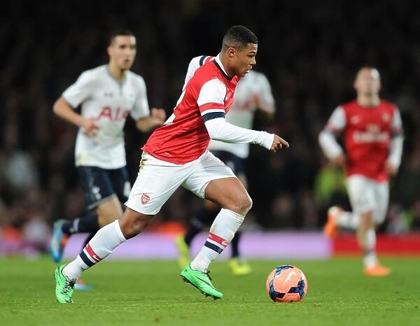 Arsenal vs. Tottenham: The FA Cup Clash - Serge Gnabry in Action