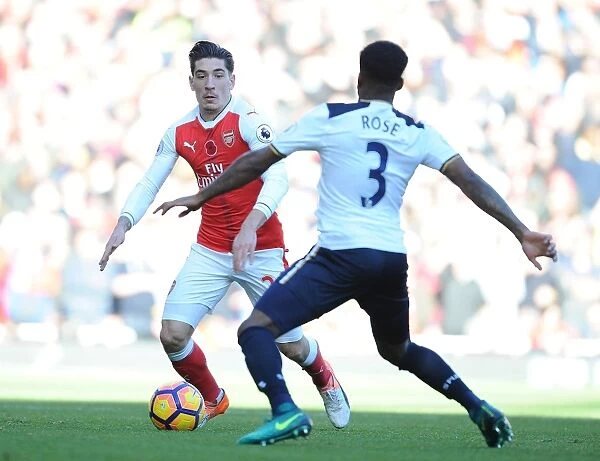 Arsenal vs. Tottenham: Hector Bellerin vs. Danny Rose - Premier League Clash at Emirates Stadium (2016-17)