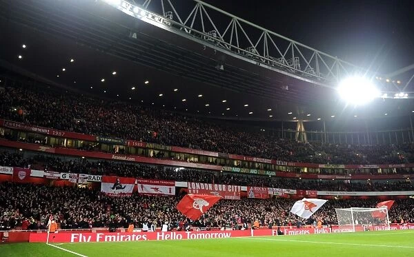 Arsenal vs. Tottenham Hotspur: Unwavering Fan Support in the FA Cup Third Round (2013-14)
