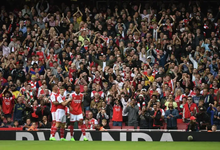 Framed Print : Arsenal vs. Tottenham: The Intense Rivalry in the 2022-23 Premier League - Arsenal's Emirates Fortress