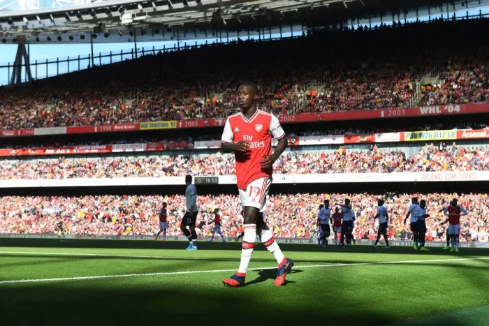 Framed Print : Arsenal vs. Tottenham: Intense Showdown - Pepe Faces Off Framed Print : Arsenal vs. Tottenham: Intense Showdown - Pepe Faces Off