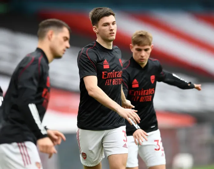 Framed Print : Arsenal vs. Tottenham: Kieran Tierney Gears Up for Premier League Clash at Emirates Stadium Framed Print : Arsenal vs. Tottenham: Kieran Tierney Gears Up for Premier League Clash at Emirates Stadium