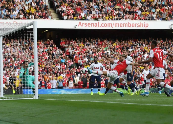 Framed Print : Arsenal vs. Tottenham: Kolasinac Shoots Wide in Intense Premier League Clash (2019-20) Framed Print : Arsenal vs. Tottenham: Kolasinac Shoots Wide in Intense Premier League Clash (2019-20)