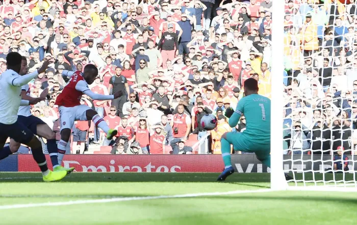 Framed Print : Arsenal vs. Tottenham: Lacazette Scores First Goal in Intense 2019-20 Premier League Clash Framed Print : Arsenal vs. Tottenham: Lacazette Scores First Goal in Intense 2019-20 Premier League Clash