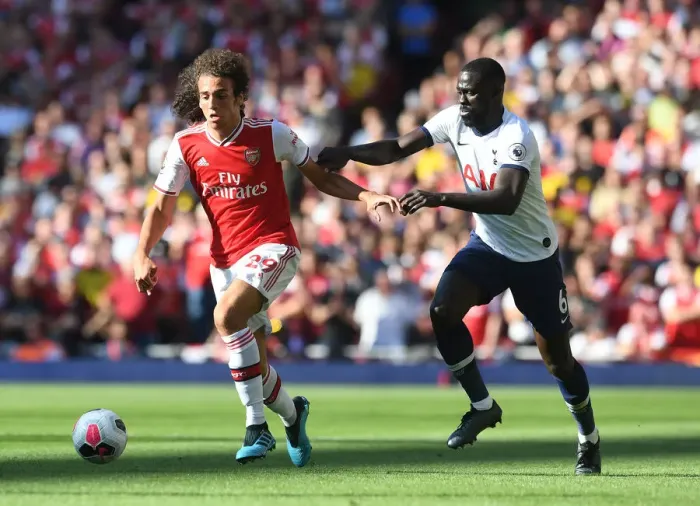Framed Print : Arsenal vs. Tottenham: Matteo Guendouzi vs. Davinson Sanchez Clash in the Premier League Framed Print : Arsenal vs. Tottenham: Matteo Guendouzi vs. Davinson Sanchez Clash in the Premier League