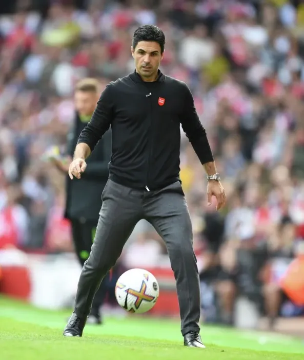 Framed Print : Arsenal vs. Tottenham: Mikel Arteta Goes Head-to-Head in Premier League Clash (2022-23)