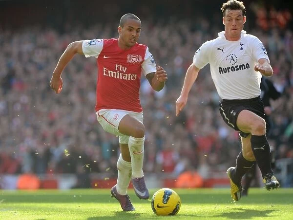 Arsenal vs. Tottenham: Theo Walcott vs. Scott Parker Clash in the 2011-12 Premier League