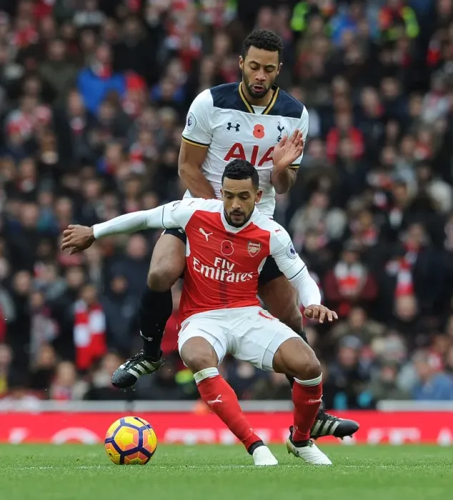 Framed Print : Arsenal vs. Tottenham: Walcott vs. Dembele - A Premier League Rivalry (2016-17) Framed Print : Arsenal vs. Tottenham: Walcott vs. Dembele - A Premier League Rivalry (2016-17)