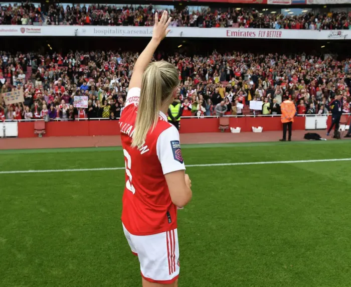 Framed Print : Arsenal vs. Tottenham: Williamson's Emotional Moment after Clash in Barclays Womens Super League Framed Print : Arsenal vs. Tottenham: Williamson's Emotional Moment after Clash in Barclays Womens Super League