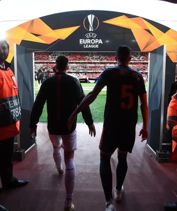 Framed Print : Arsenal vs Valencia: UEFA Europa League Semi-Final First Leg, Emirates Stadium, London, 2019