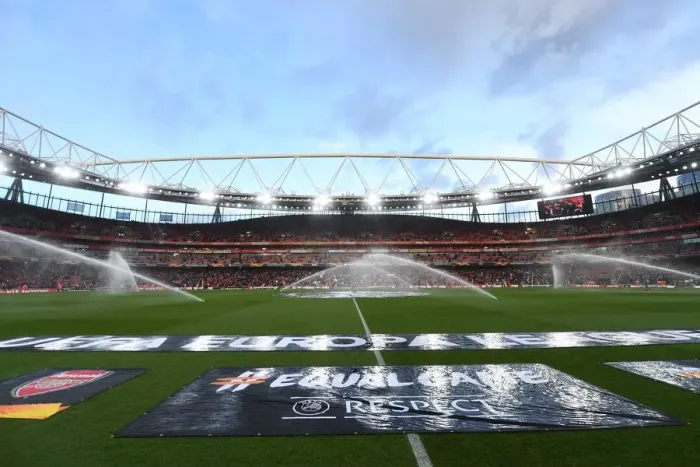 Framed Print : Arsenal vs Valencia: UEFA Europa League Semi-Final First Leg at Emirates Stadium, London, 2019