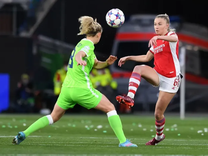 Framed Print : Arsenal vs. VfL Wolfsburg: A Battle in the UEFA Women's Champions League Quarterfinals Framed Print : Arsenal vs. VfL Wolfsburg: A Battle in the UEFA Women's Champions League Quarterfinals