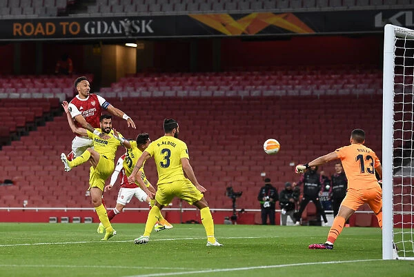 Arsenal vs Villarreal: Aubameyang Heads Arsenal to Europa League Semi-Final Victory Amid Empty Emirates Stadium