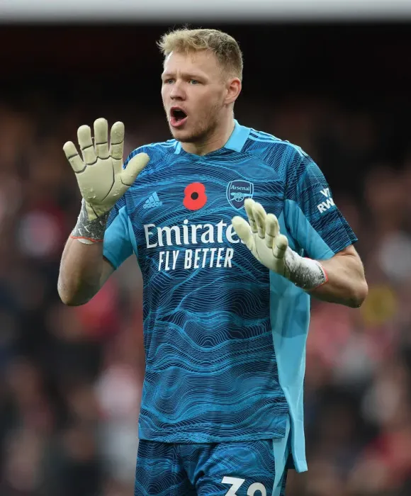 Framed Print : Arsenal vs. Watford: Aaron Ramsdale in Action at the Emirates Stadium (Premier League 2021-22)