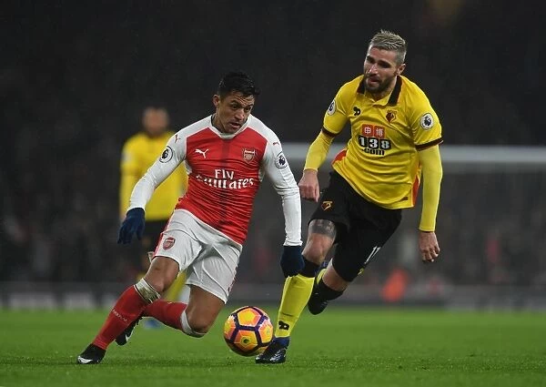 Arsenal vs. Watford: Alexis Sanchez Faces Off Against Valon Behrami in Premier League Clash