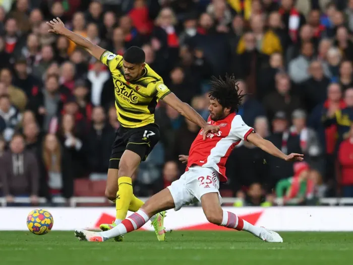 Framed Print : Arsenal vs. Watford: Elneny vs. Fletcher Battle in the Premier League Framed Print : Arsenal vs. Watford: Elneny vs. Fletcher Battle in the Premier League