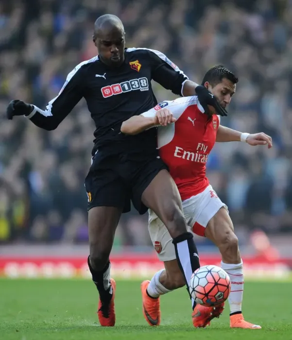Framed Print : Arsenal vs. Watford: FA Cup Sixth Round Clash at The Emirates