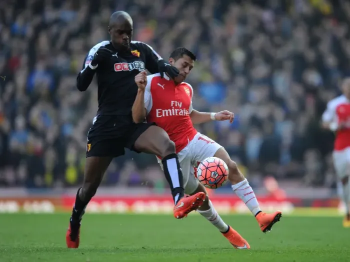 Framed Print : Arsenal vs. Watford: FA Cup Sixth Round Clash at The Emirates