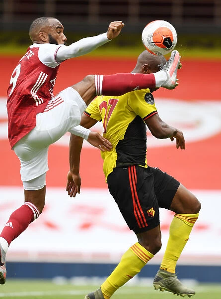 Arsenal vs. Watford: Lacazette Clashes with Kabasele in Premier League Showdown
