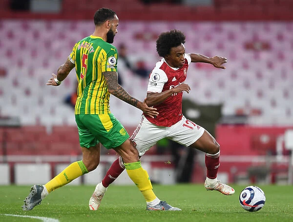Arsenal vs. West Bromwich Albion: A Battle at Emirates Stadium Amidst the Pandemic (May 2021)