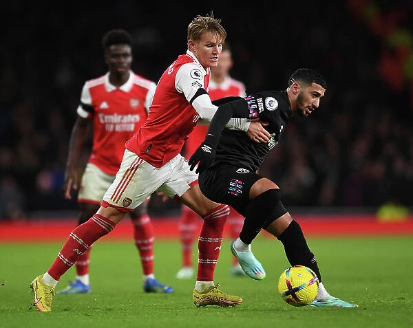 Arsenal vs. West Ham: Martin Odegaard Closes In on Said Benrahma at Emirates Stadium
