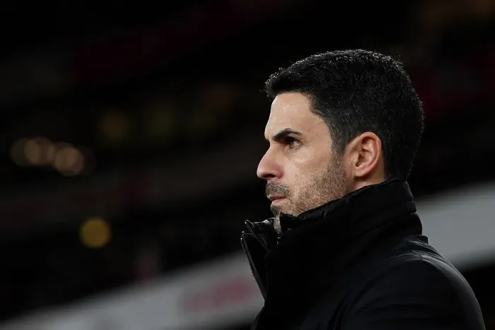 Framed Print : Arsenal vs West Ham: Mikel Arteta's Intense Focus Ahead of Premier League Clash (December 2023)