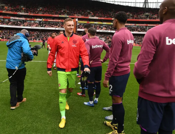 Framed Print : Arsenal vs. West Ham United: Unprecedented Silence as Leno Walks Past the Hammers Ahead of Premier League Clash Amidst Coronavirus Fears Framed Print : Arsenal vs. West Ham United: Unprecedented Silence as Leno Walks Past the Hammers Ahead of Premier League Clash Amidst Coronavirus Fears