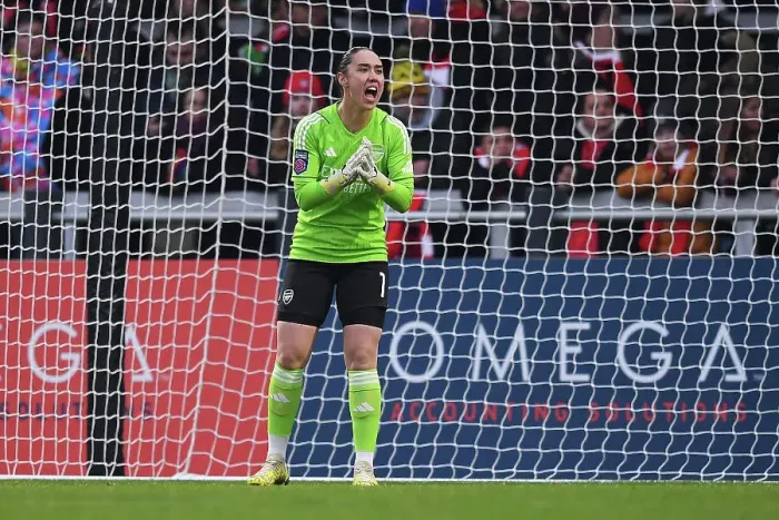 Framed Print : Arsenal vs West Ham United: Barclays Women's Super League Clash - Manuela Zinsberger's Reaction Framed Print : Arsenal vs West Ham United: Barclays Women's Super League Clash - Manuela Zinsberger's Reaction