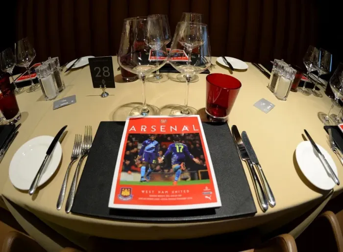 Framed Print : Arsenal vs. West Ham United: Diamond Club at Emirates Stadium