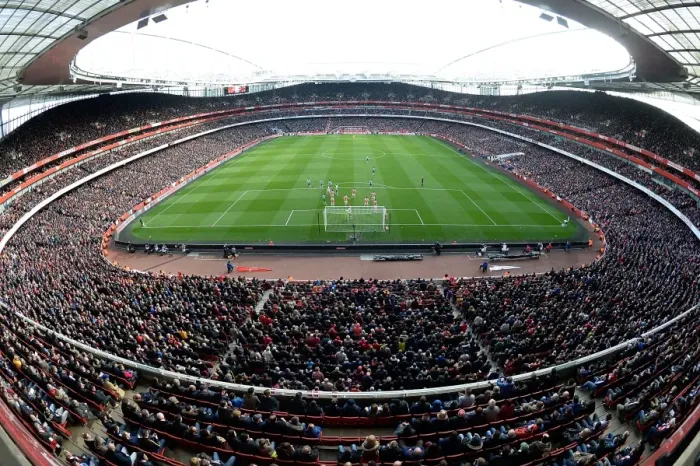 Framed Print : Arsenal vs. West Ham United at Emirates Stadium, Premier League 2015