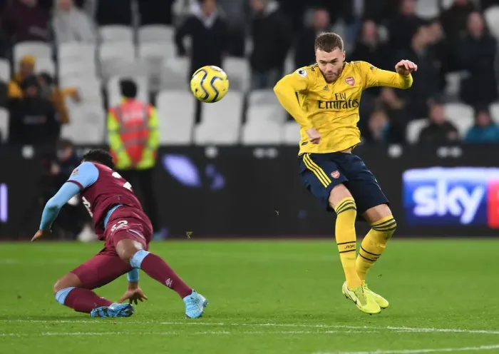 Framed Print : Arsenal vs. West Ham United: Premier League Battle at London Stadium (December 2019)