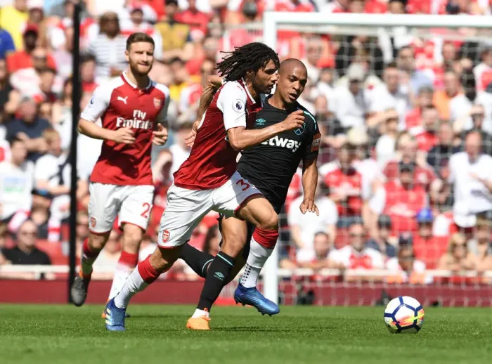 Framed Print : Arsenal vs. West Ham United: Premier League Clash at Emirates Stadium Framed Print : Arsenal vs. West Ham United: Premier League Clash at Emirates Stadium