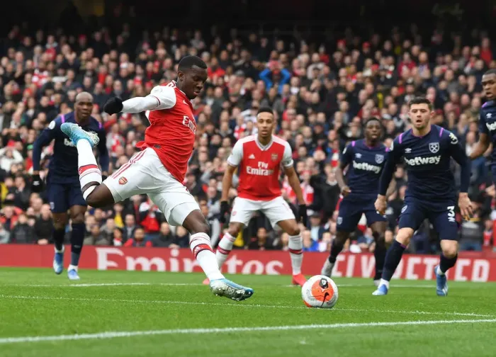 Framed Print : Arsenal vs. West Ham United: Premier League Showdown at Emirates Stadium Framed Print : Arsenal vs. West Ham United: Premier League Showdown at Emirates Stadium