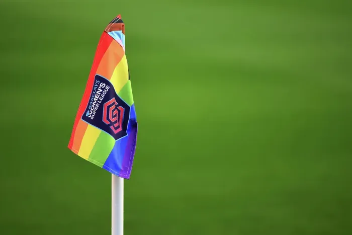 Framed Print : Arsenal vs. West Ham United: Rainbow Laces Match, Barclays Women's Super League Framed Print : Arsenal vs. West Ham United: Rainbow Laces Match, Barclays Women's Super League