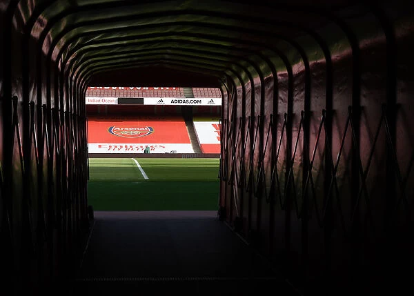 Arsenal vs West Ham United: Tunnel View, Emirates Stadium, Premier League 2020-21