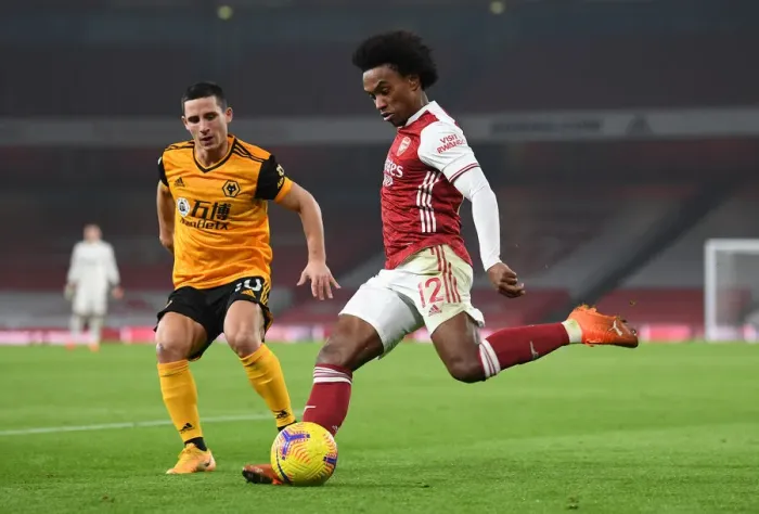 Framed Print : Arsenal vs. Wolverhampton Wanderers: A Pandemic-Era Battle at Emirates Stadium (2020-21) Framed Print : Arsenal vs. Wolverhampton Wanderers: A Pandemic-Era Battle at Emirates Stadium (2020-21)