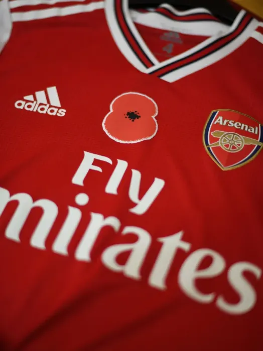 Framed Print : Arsenal vs. Wolverhampton Wanderers: Poppy Tribute Premier League Match, Emirates Stadium, London, 2019