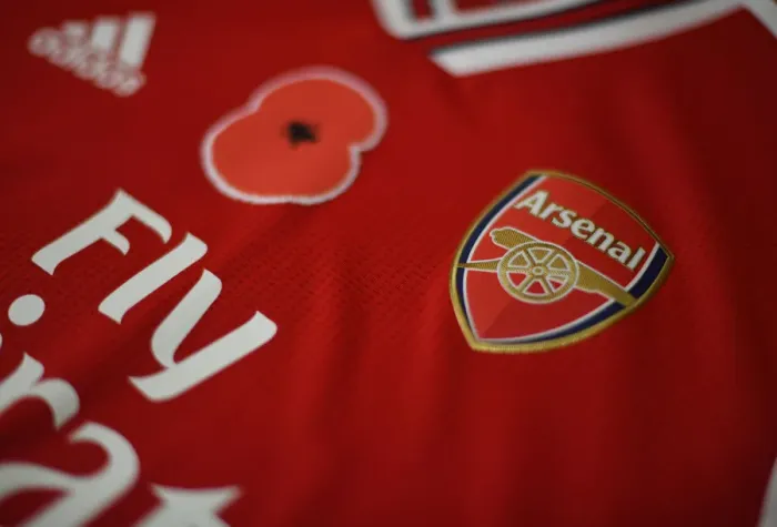 Framed Print : Arsenal vs. Wolverhampton Wanderers: Poppy Tribute Premier League Match at Emirates Stadium, London, 2019