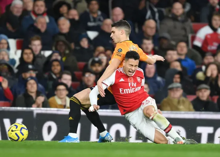 Framed Print : Arsenal vs. Wolverhampton Wanderers: Premier League Clash at Emirates Stadium (November 2019)