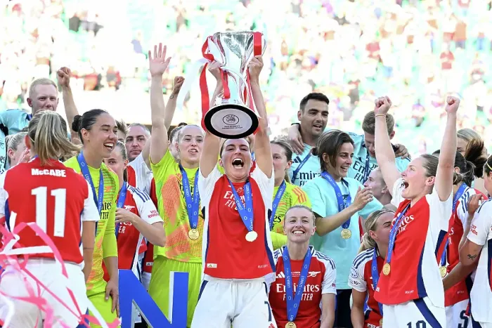 Framed Print : Arsenal WFC v FC Barcelona - UEFA Women's Champions League Final Arsenal WFC v FC Barcelona - UEFA Women's Champions League Final